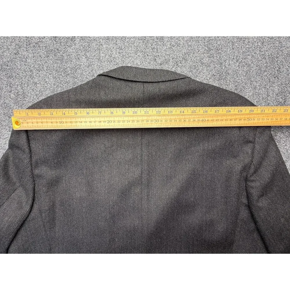 Vintage Today’s Man Sorrento 100% Cashmere Blazer 46R Italy Herringbone Luxury